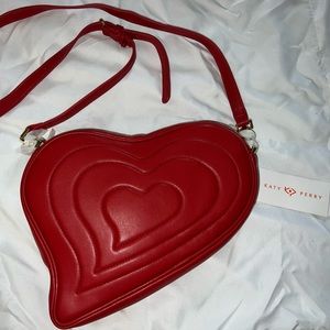 Katy Perry Red Heart Crossbody Bag